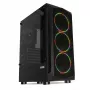 PC korpusas IBOX LUPUS 27 Midi Tower ATX, grūdintas stiklas, RGB, 455×200×380 mm, palaiko ATX, GPU iki 32 cm