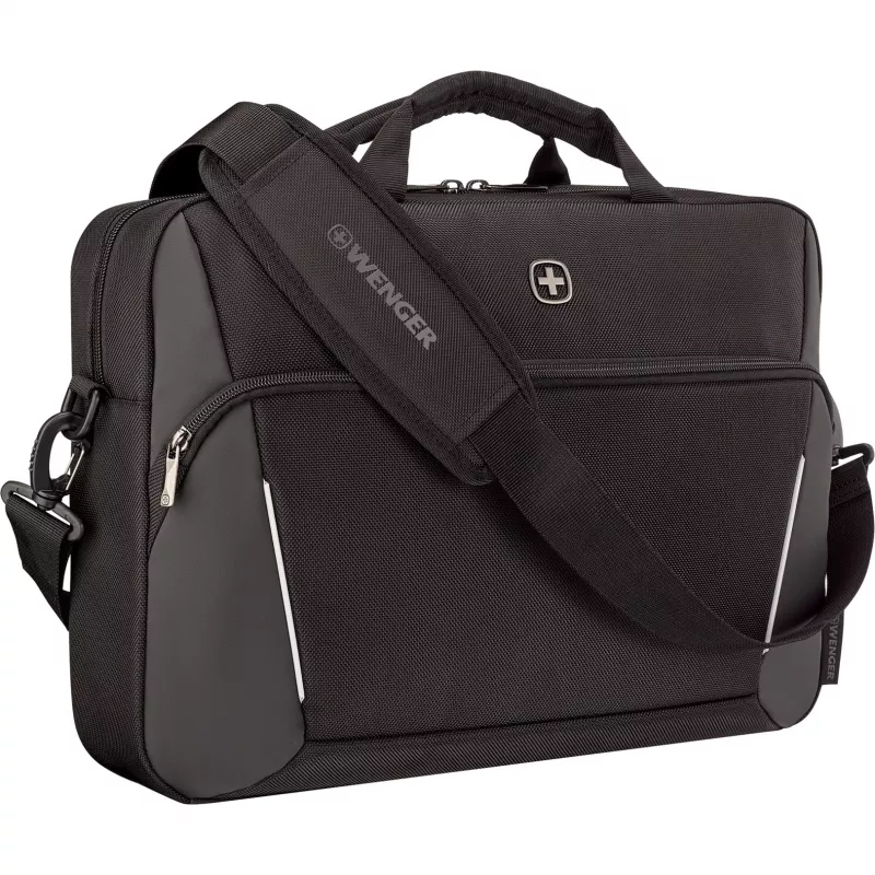 Nešiojamojo kompiuterio portfelis Wenger XE Compact Brief 16 su planšetės kišene, juodas