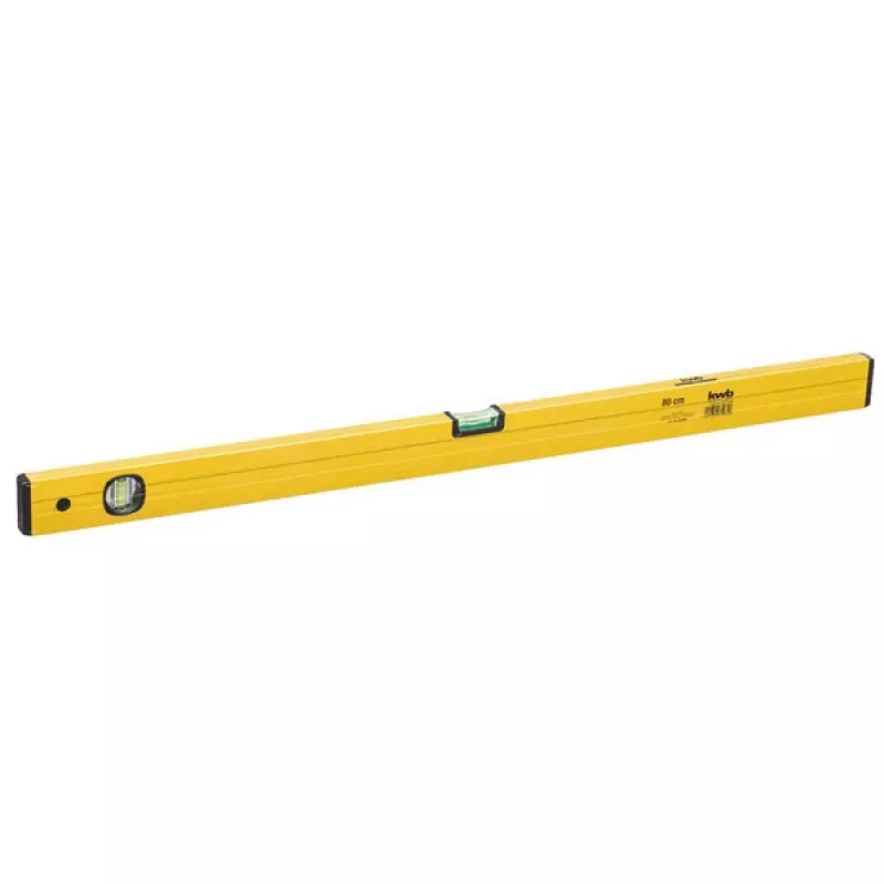 Gulsčiukas KWB 065084 — 800 mm aliuminio korpusas, 2 ampulės
