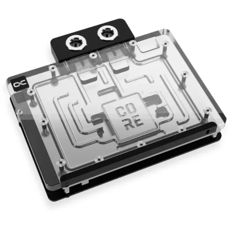 Galinė plokštė Alphacool 10260 Aliuminis Chromas Varis Juoda 154 mm