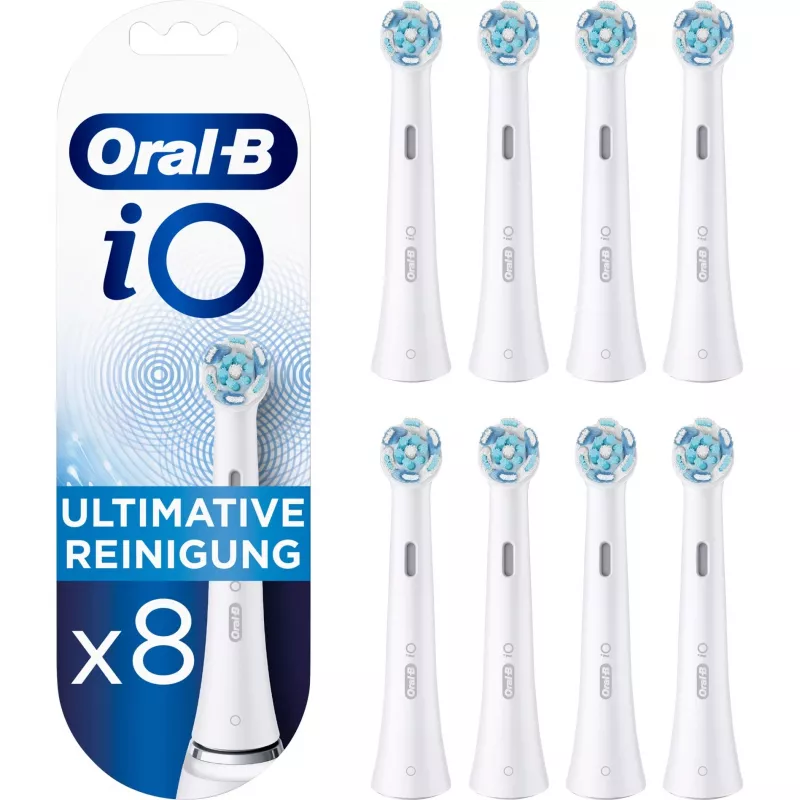 Dantų šepetėlio galvutė Oral-B iO Ultimate Clean, 8 keičiamų galvučių pakuotė