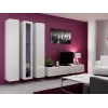 Cama svetainės baldų komplektas VIGO 2 baltas/baltas blizgus