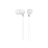 Sony MDR-EX15LP, Laidinis, 8 - 22000 Hz, Muzika, 3 g, Ausinės, Balta