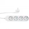 Išmanusis 12A „Shelly Power Strip 4 Gen4 Zigbee/Matter“ maitinimo lizdas