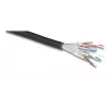 Tinklo kabelis DeLOCK 80597 Juodas Cat6a U/FTP 50 m