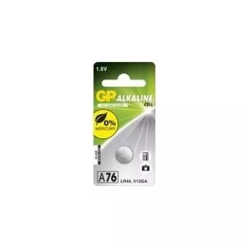 GP baterija AG13 mygtukinė LR 44 alkali-manganinė 110 mAh 1.5 V 1 vnt.