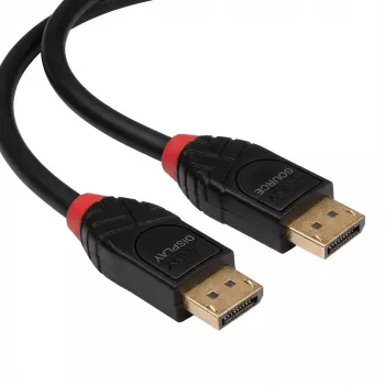 Lindy 7.5m aktyvus DisplayPort 1.4 laidas, 7,5 m, DisplayPort, DisplayPort, kištukas, kištukas, 7680 x 4320 pikselių