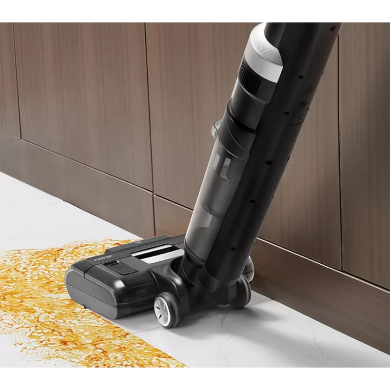 2-in-1 stick vacuum Jimmy HW9 — drėgnas valymas, baterija 25.2V, 300W, be maišelio, LED ekranas, juodas