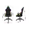 Huzaro Force 6.2 Mesh RGB žaidimų kėdė