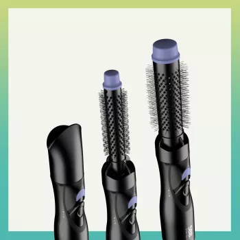 Plaukų formuotojas SBB. Plaukų džiovintuvas ir šepetys „Blow Dry Air Styler SBDR-2000-EU“