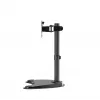 Stalinis monitoriaus stovas GEMBIRD MS-D1ST-04 13–32 colių ekranams, reguliuojamas aukštis ir pasvirimas, VESA 75x75–100x100, iki 8 kg