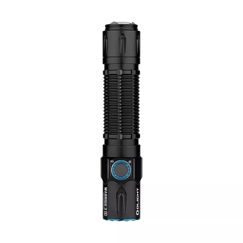 Taktinis rankinis žibintuvėlis olight Warrior 3S — LED 2300 lm, 300 m nuotolis, IPX8, 21700 Li-Ion 5000 mAh
