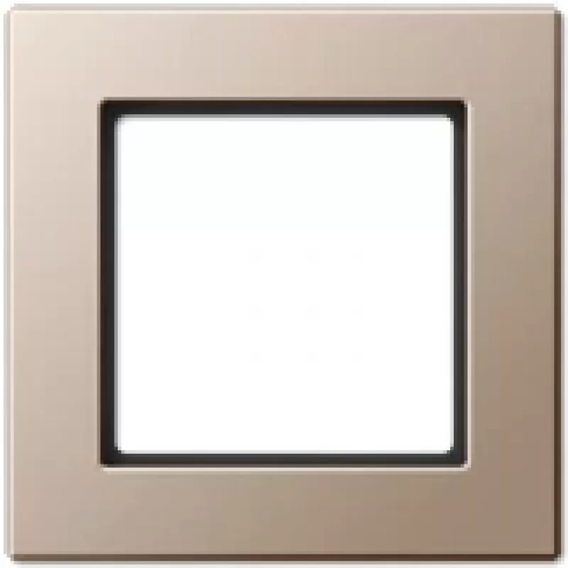 Sieninio jungiklio dengiamoji plokštė JUNG AC 581 CH Champagne, duroplastas, 84×84 mm