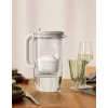 Vandens filtro ąsotis BRITA Glass+1 Maxtra Pro pilkas, 2,4 L bendras / 1,5 L filtruoto, Maxtra Pro PP filtras
