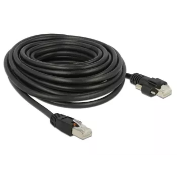 Tinklo kabelis DeLOCK 85672 RJ-45 Cat6 10 m Juodas