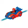 Slot car rinkinys CARRERA FIRST Spidey 20063049 — vaikų pradedančiųjų lenktynių trasa