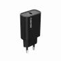 Sieninis įkroviklis CANYON OnCharge 30CL 30 W PD 1 prievadas ES kištukas juodas