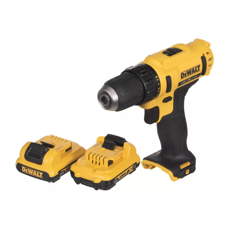 DeWALT DCD Belaidis gręžtuvas-suktuvas 10,8 V Li-Ion, be rakto, Euro kištukas