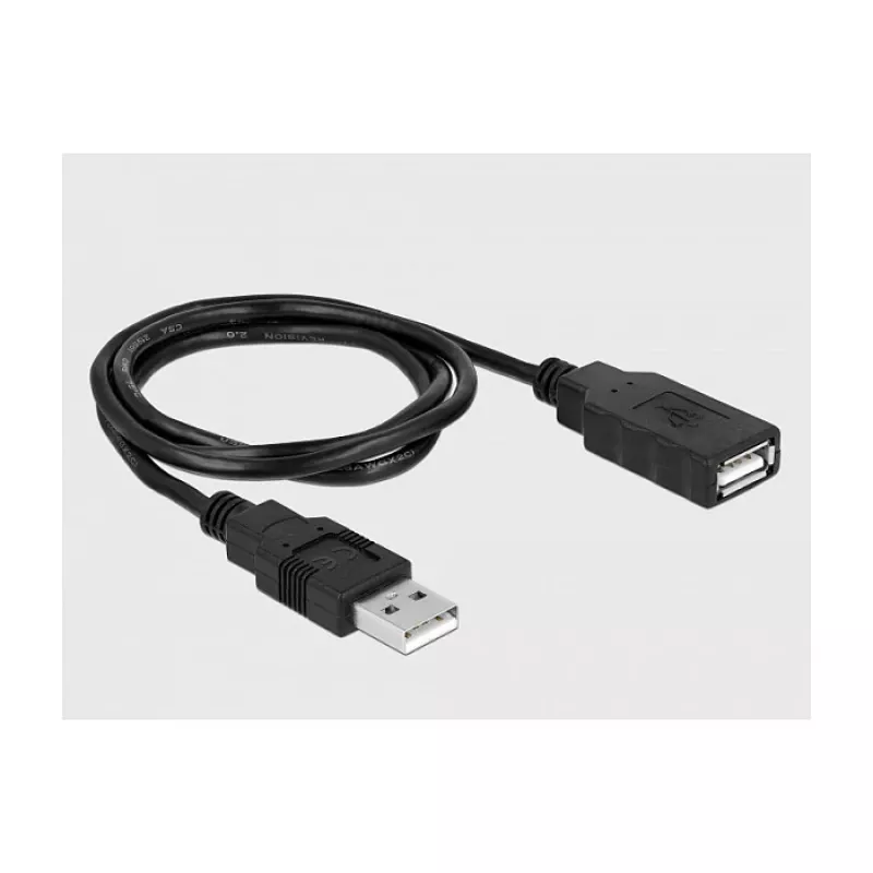 Nuoseklusis kabelis DeLOCK 66280 USB Type-A DB-9 0,8 m Juoda