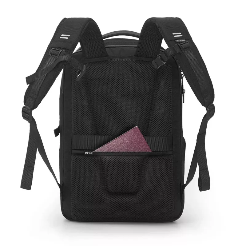 Kuprinė XDDESIGN Bizz Juoda — atspari vandeniui, lengva, modelis P705.931