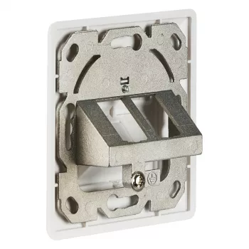 EFB-Elektronik tinklo lizdas 2-jų vietų, keystone tipo, baltas, RAL 9003, be keystone modulių Gamintojas: EFB Elektronik (EC020400001)