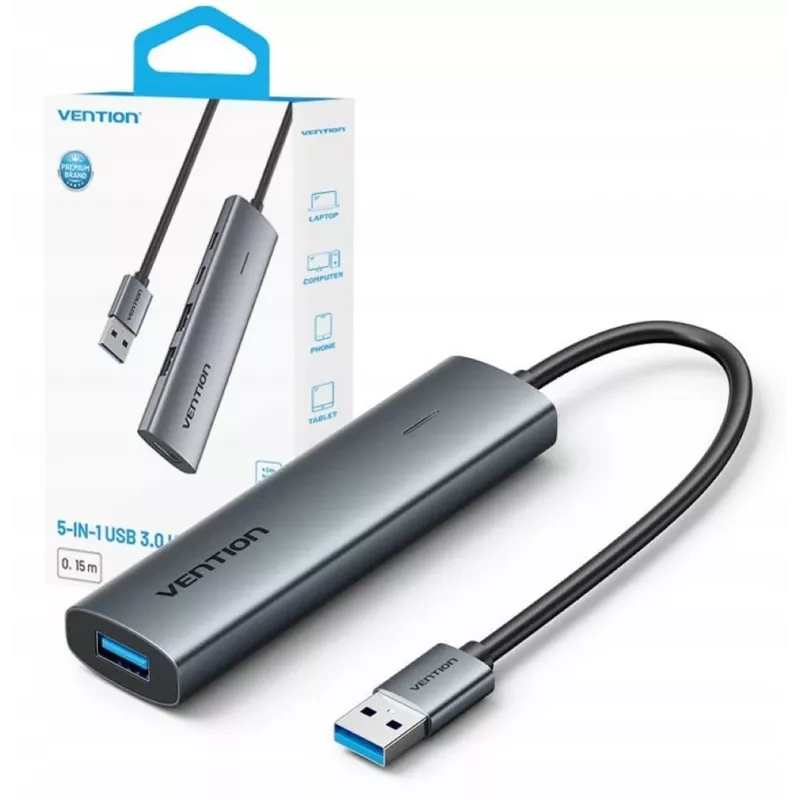 Hub 5v1 USB-AVention 0.15m