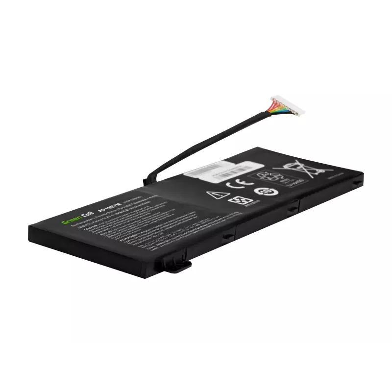 Baterija Green Cell AC83, skirta Acer Nitro AN515/AN517 — LiPo 3620 mAh, juoda
