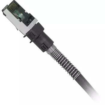 Tinklo kabelis PatchSee PCI6 FTP Juoda Cat6a 3,1 m