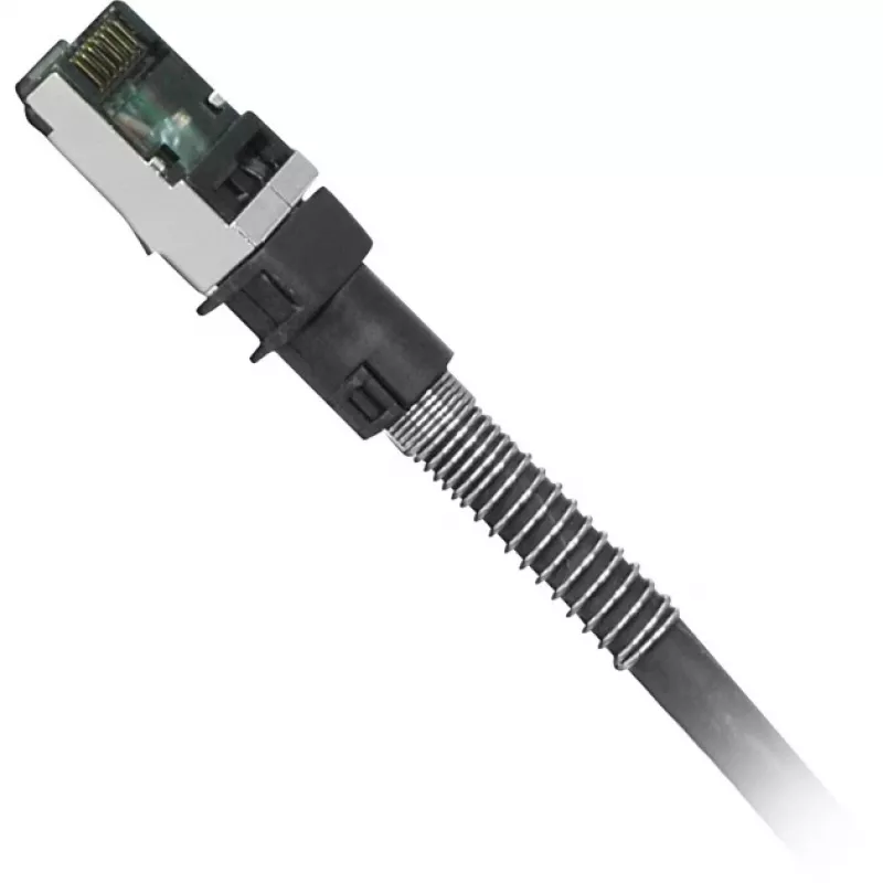 Tinklo kabelis PatchSee PCI6 FTP Juoda Cat6a 3,1 m