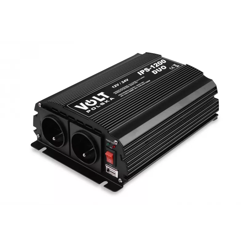 Konverteris Volt Polska IPS-1200 Duo 12V 24V/230V 600X1200W