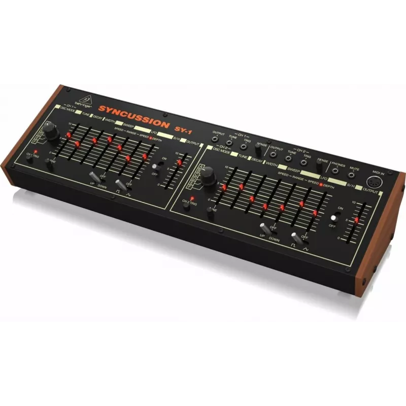 Behringer SYNCUSSION SY-1 - analoginis perkusijos sintezatorius