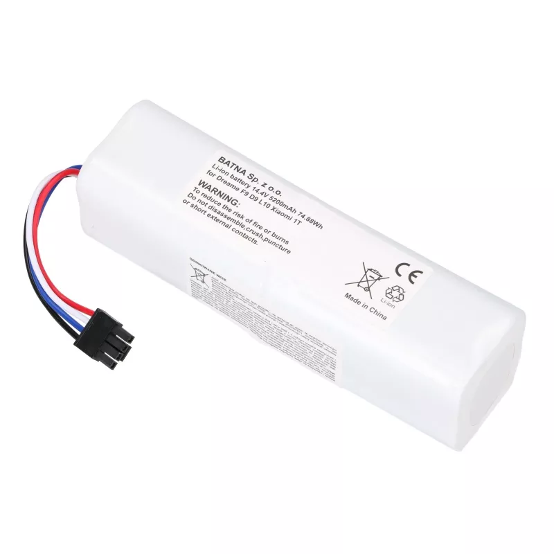 Baterija, skirta Dreame Vacuum F9/D9 PRO, 14,4 V 5200 mAh