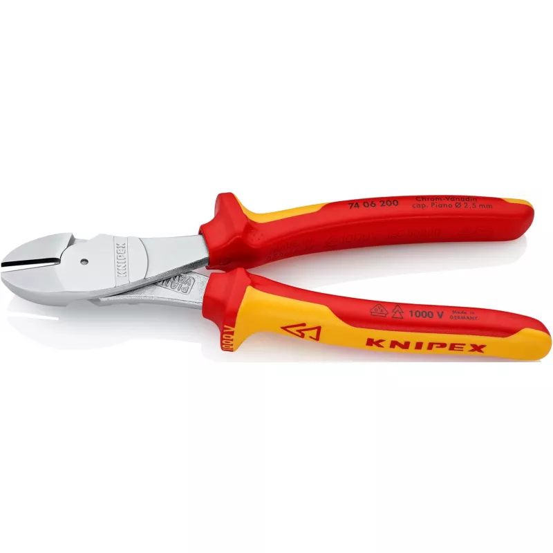 Knipex 74 06 200 žnyplės Įstrižinės pjovimo žnyplės