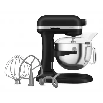 KitchenAid 5KSM60SPXEBM stacionarus plaktuvas 375 W juoda, pilka, nerūdijantis plienas