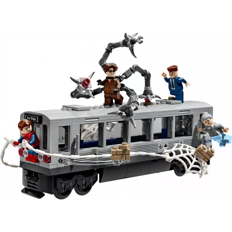 Konstruktorius LEGO Marvel Super Heroes 76321 Spider-Man Doc Ock Subway Showdown, 393 dalys, 4 minifigūrėlės, amžius 9+