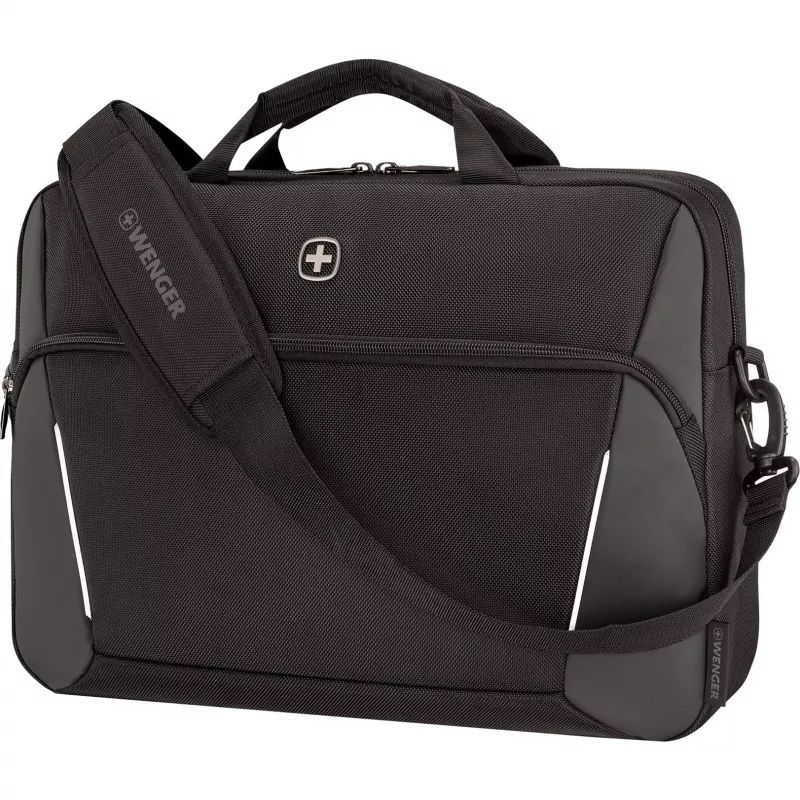 Nešiojamojo kompiuterio portfelis Wenger XE Compact Brief 16 su planšetės kišene, juodas