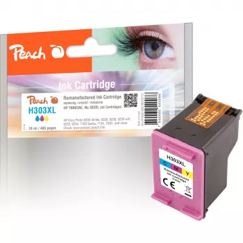 PEACH spalvota spausdinimo galvutė, suderinama su HP 303XL (PI300-895) — didelė (XL) išeiga, 485 puslapiai, vienos pakuotės