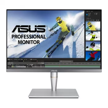 ASUS ProArt PA24AC kompiuterio monitorius 61,2 cm (24,1 colio) 1920 x 1200 pikselių WUXGA LED sidabrinis