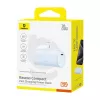 Nešiojamoji įkroviklio „Baseus Compact IP“ 5000 mAh 20 W (mėlynas)