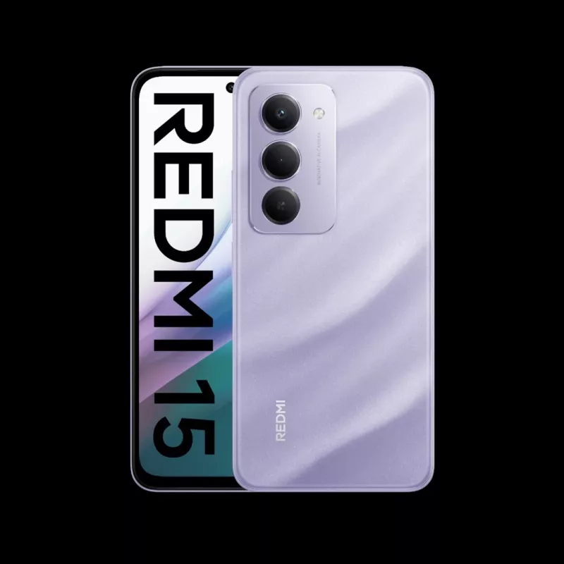 Xiaomi Redmi 15 4G (256GB, Viola Sabbioso, 6.90, Doppia SIM Ibrida, 4G), Išmanusis telefonas, Violetinė