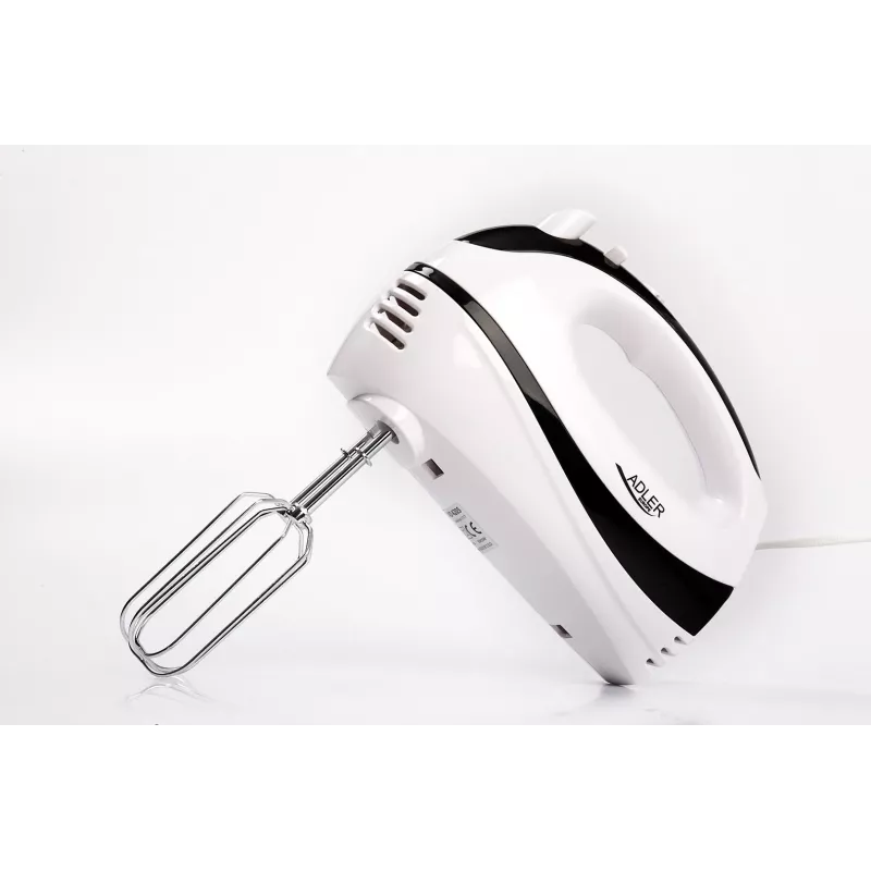 Adler AD 4205 rankinis plaktuvas, juoda balta, 300 W