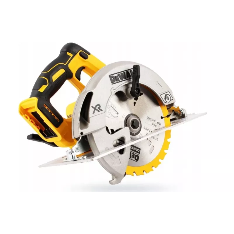 DeWALT DCS570P2-QW nešiojamas diskinis pjūklas 18,4 cm Sidabrinis, Geltonas 5500 RPM