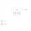 USB Type-C Hub DICOTA D32061 10000 Mbit/s sidabrinis