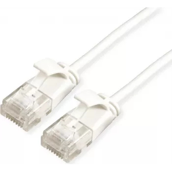 ROLINE 21.44.0980 tinklo kabelis baltas 0,5 m Cat6a U/UTP (UTP) (21.44.0980)