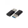 jungčių adapteris Microconnect USB3.0ACF USB A į USB C juodas