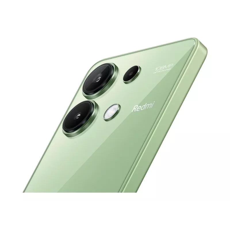Xiaomi Redmi Note 13 6GB+128GB Mėtų žalios spalvos 16,94 cm (6,67) AMOLED ekranas, MIUI 14, paremta Android 13, 108 MP triguba kamera