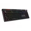 Mechaninė žaidimų klaviatūra MSI Strike Pro W Silent US išdėstymas RGB apšvietimas, laidinė, taktiliniai tylūs jungikliai