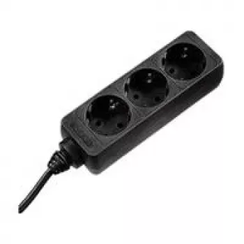 Hama 0003039 apsauga nuo viršįtampių Juoda 3 kintamosios srovės lizdai (-ų) 230 V 1,4 m