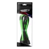 CableMod 12VHPWR į 3× PCIe ModMesh laidas 45 cm, juoda/šviesiai žalia