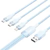 USB 2.0 A – 3 viename 3A laidas Vention CTPLG 1,5 m mėlynas – duomenys ir įkrovimas